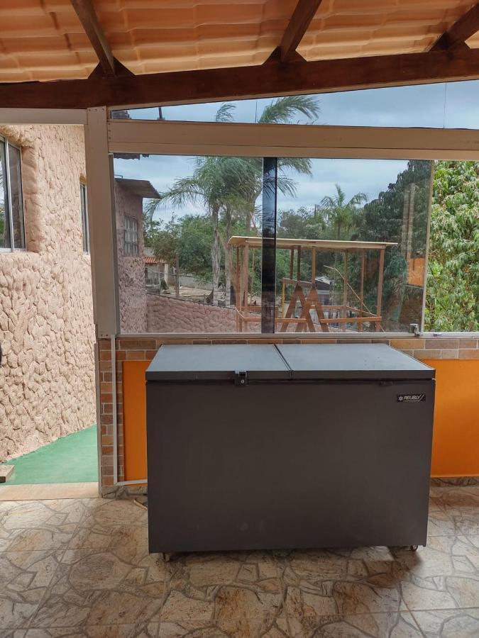 Chacara Bella Vida Com Piscina Churrasqueira Salao De Festas Fogao A Lenha Quadra Aracariguama Luaran gambar