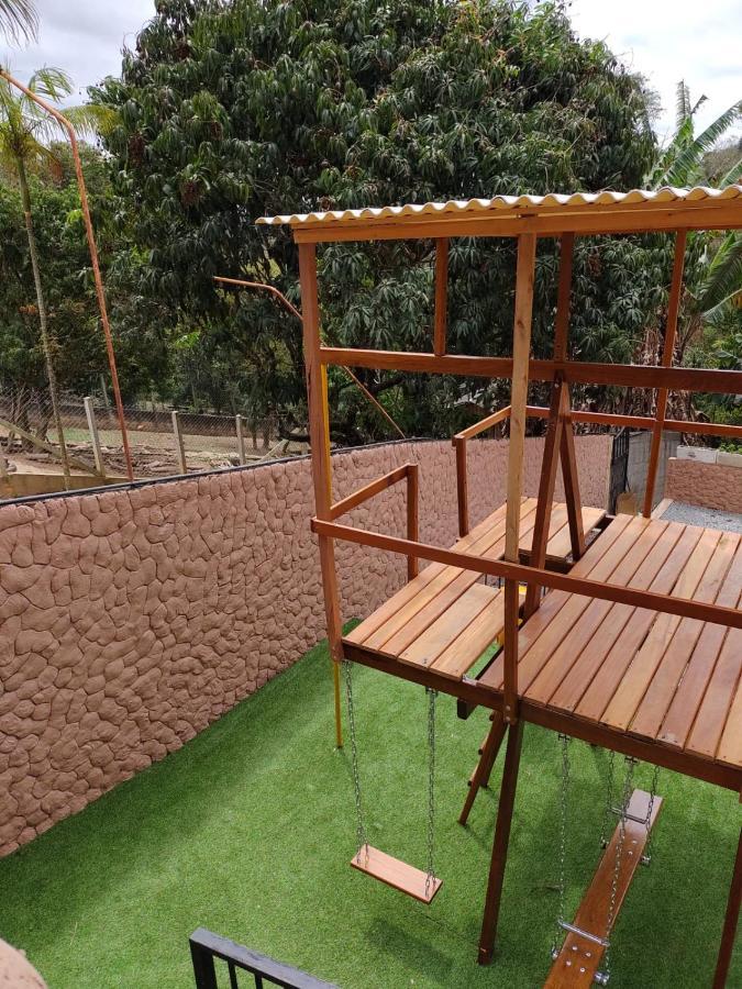 Chacara Bella Vida Com Piscina Churrasqueira Salao De Festas Fogao A Lenha Quadra Aracariguama Luaran gambar